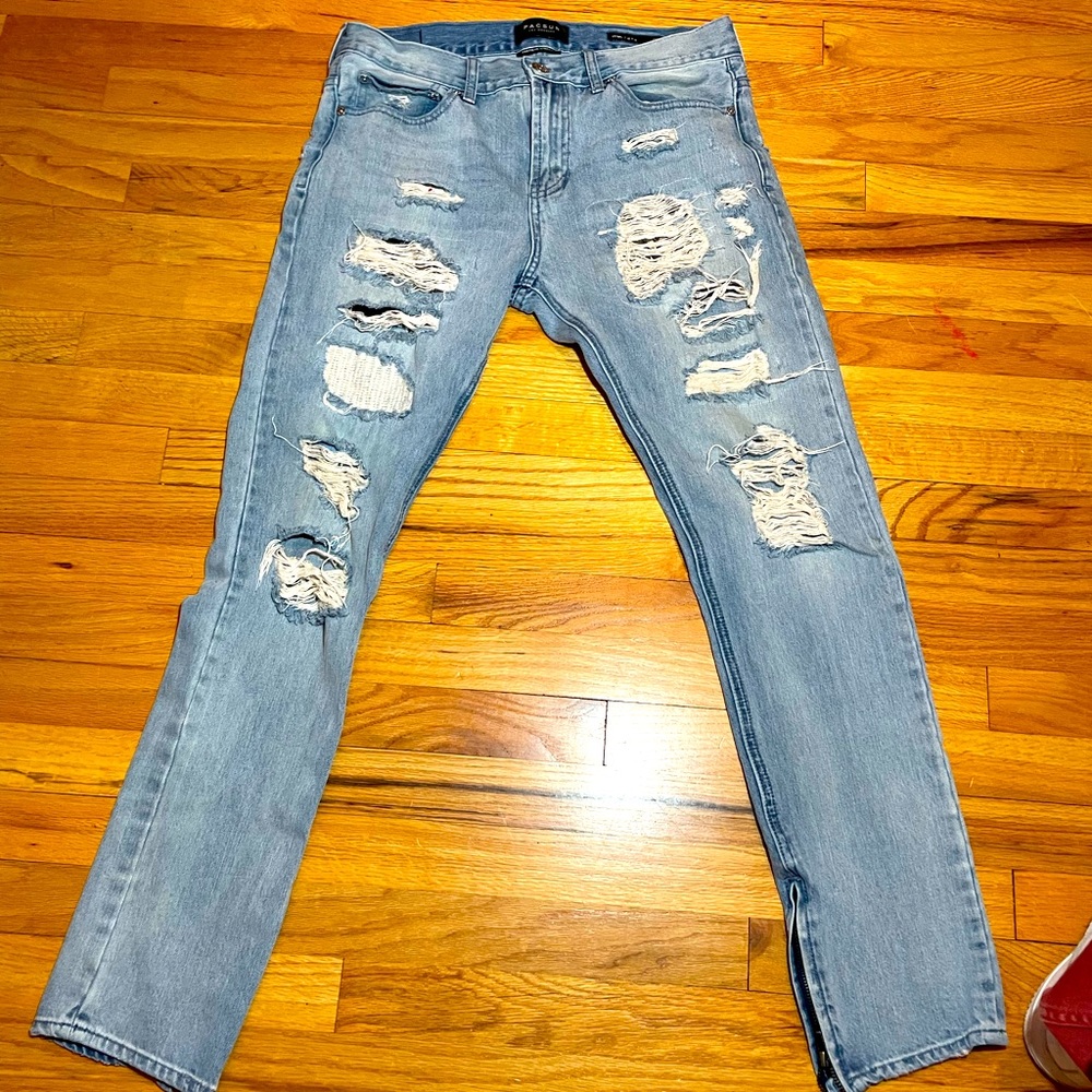 Men’s Pacsun Distressed Skinny Jeans, Size 32